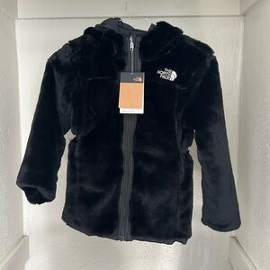 NWT Girls Northface reversible jacket with hood